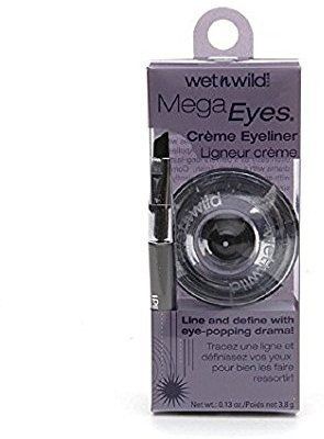 Wet n Wild Megaeyes Cr�Me Eyeliner Black 886 0.13 Oz Pack Of 3 10 ml(Black)