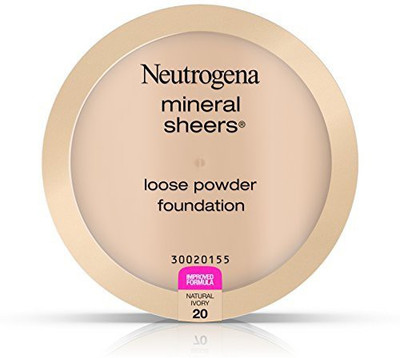 Neutrogena Mineral Sheers Loose Powder Foundation 20, Natural Ivory 20, .19 Oz. Foundation(Brown)
Neutrogena Mineral Sheers Loose Powder Foundation 20, Natural Ivory 20, .19 Oz. Foundation(Brown)