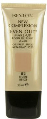 Revlon New Complexion Even Out Foundation 02 Nude Beige Foundation(Brown)