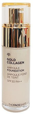 The Face Shop Gold Collagen Ampoule Foundation Spf30Pa++ 40Ml V203 Warm Natural Beige Foundation(Brown)
The Face Shop Gold Collagen Ampoule Foundation Spf30Pa++ 40Ml V203 Warm Natural Beige Foundation(Brown)
