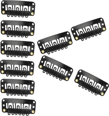 JAGTEK "U" Shape Snap Clip for Hair Extension, Touppee And Patches 10 Pcs, Black Hair Clip(Black)
JAGTEK "U" Shape Snap Clip for Hair Extension, Touppee And Patches 10 Pcs, Black Hair Clip(Black)