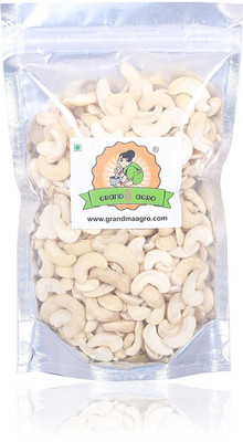 Grandma Agro Cashew Nuts 2 Piece (Kaju) 200 Grams Cashews(200 g, Pouch)