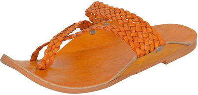 Ashish Enterprises Men Yellow Flats