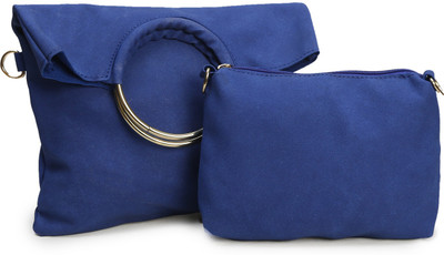 Legal Bribe Women Casual Blue PU Sling Bag