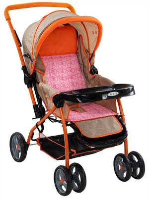 Toyzone Sun Shine Baby Stroller Stroller(Multi, Orange)