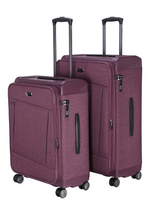 Nasher Miles Budapest Hard PP & Soft Melange Set of 2 Luggage Bag (24 & inch) Purple Expandable Check-in Luggage - inch(Purple
Nasher Miles Budapest Hard PP & Soft Melange Set of 2 Luggage Bag (24 & inch) Purple Expandable Check-in Luggage - inch(Purple
