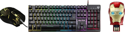MEETION K9300 Backlit Semi Mechanical Gaming Keyboard And XM505 Wired Optical Gaming Mouse With Iron Man Head 16 Gb Pen Drive Metal Face With Glowing Led Eyes Combo Set
MEETION K9300 Backlit Semi Mechanical Gaming Keyboard And XM505 Wired Optical Gaming Mouse With Iron Man Head 16 Gb Pen Drive Metal Face With Glowing Led Eyes Combo Set