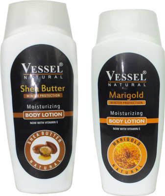 Vessel Natural Winter Protection Moisturizing Body Lotion With Shea Butter & Marigold 200 ml Combo Pack of 2(200 ml)
Vessel Natural Winter Protection Moisturizing Body Lotion With Shea Butter & Marigold 200 ml Combo Pack of 2(200 ml)