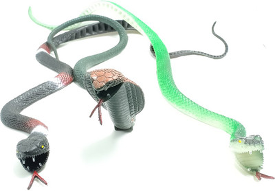 AncientKart Rubber Snake Cobra, Black Green Mamba Figure Gag & Prank Toy Set of 3(Multicolor)
AncientKart Rubber Snake Cobra, Black Green Mamba Figure Gag & Prank Toy Set of 3(Multicolor)