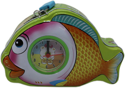 Tootpado Metal Piggy Bank With Clock For Kids Fish - Green - (1BOX204) - Money Kiddy Coin Bank Coin Bank(Green)
Tootpado Metal Piggy Bank With Clock For Kids Fish - Green - (1BOX204) - Money Kiddy Coin Bank Coin Bank(Green)