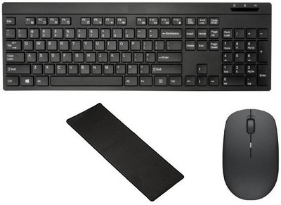 ROQ 2.4GHz Ultra Slim Mouse with Wireless Keyboard & 80cmx30cm XL Size Gaming Mouse Pad Combo Set
ROQ 2.4GHz Ultra Slim Mouse with Wireless Keyboard & 80cmx30cm XL Size Gaming Mouse Pad Combo Set