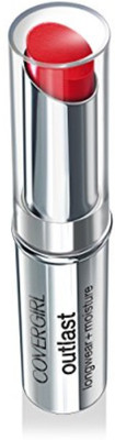 Cover Girl Outlast Longwear Lipstick Red Revenge 920, .12 oz(Red Revenge)
