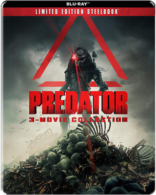 Predator Trilogy - 3 Movies Collection: Predator + Predator 2 + Predators (Limited Edition Steelbook) (3-Disc)(Blu-ray English)