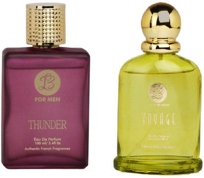 Lyla Blanc Mens THUNDER & Womens VOYAGE - (Set of 2 Perfume for Couple) (100ml each) Eau de Parfum - 100 ml(For Men & Women)
Lyla Blanc Mens THUNDER & Womens VOYAGE - (Set of 2 Perfume for Couple) (100ml each) Eau de Parfum - 100 ml(For Men & Women)