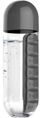 FUTUREWIZARD 7 days Medicine Water Bottle 7-days Pill & Vitamin Organizer Water Bottle Pill Box Pill Box(Black)
FUTUREWIZARD 7 days Medicine Water Bottle 7-days Pill & Vitamin Organizer Water Bottle Pill Box Pill Box(Black)