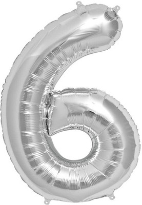 Events Framer Solid 6 - Number Foil Balloon Silver Letter Balloon(Silver, Pack of 1)
Events Framer Solid 6 - Number Foil Balloon Silver Letter Balloon(Silver, Pack of 1)
