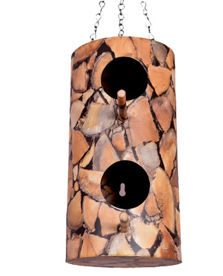 kalrav house BIRD NEST 2 Bird House(Hanging, Wall Mounting, Tree Mounting, Free Standing)