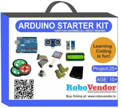 RoboVendor Arduino Starter kit India with Illustrated e-Manual Educational Electronic Hobby Kit
RoboVendor Arduino Starter kit India with Illustrated e-Manual Educational Electronic Hobby Kit