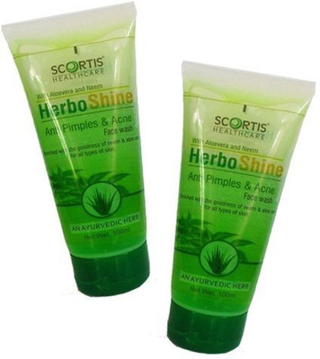 scortis healthcare HERBOSHINE Face Wash(200 ml)