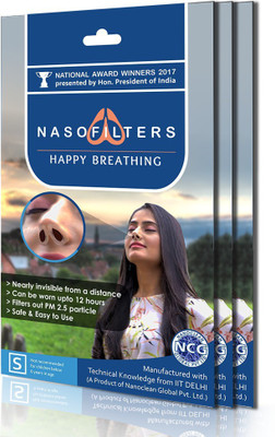 Nasofilters Pack Of 72+ 18 Complimentary Pack Of 72+ 18 Compliemntary Mask and Respirator
Nasofilters Pack Of 72+ 18 Complimentary Pack Of 72+ 18 Compliemntary Mask and Respirator