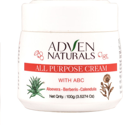 Adven Naturals All Purpose Cream With Aloevera, Berberies And Calendula , Which Suits Every Type Of Skin In All Weather Conditions 100 G ( Pack Of 3 )(100 g)
Adven Naturals All Purpose Cream With Aloevera, Berberies And Calendula , Which Suits Every Type Of Skin In All Weather Conditions 100 G ( Pack Of 3 )(100 g)