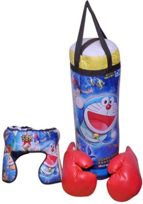 Global Kids Doraemon Boxing Kit With Gloves & Head Guard(Blue)