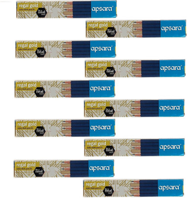 Apsara REGAL GOLD 100PCS. Pencil(MALTI COLOR)