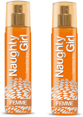 Naughty Girl FEMME Perfume Spray for Women- Pack of 2 (135ml each) Perfume - 135 ml(For Women)
Naughty Girl FEMME Perfume Spray for Women- Pack of 2 (135ml each) Perfume - 135 ml(For Women)