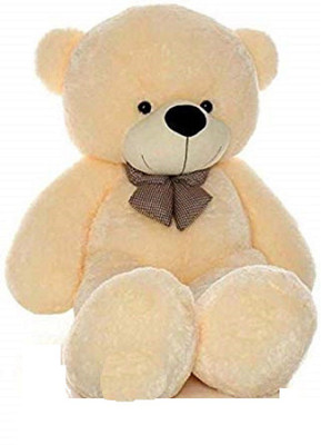 Vijay 4 Feet Long Cute Teddy Bear - 120.223 cm(Beige)