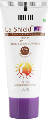 La Shield Lite Anti-Tanning Sunscreen Gel SPF 30, Broad Spectrum Protetion from UVA/UVB, Sun Protection and De Tan - SPF 30(30 g)
La Shield Lite Anti-Tanning Sunscreen Gel SPF 30, Broad Spectrum Protetion from UVA/UVB, Sun Protection and De Tan - SPF 30(30 g)