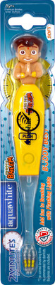 aquawhite CHHOTA BHEEM Buddy Best Figurine Timer Flash Light Kids Toothbrush, yellow For Age 3 - 14 Years,  (Waterproof & Inbuilt Battery),Health & Personal Care Soft Toothbrush
aquawhite CHHOTA BHEEM Buddy Best Figurine Timer Flash Light Kids Toothbrush, yellow For Age 3 - 14 Years,  (Waterproof & Inbuilt Battery),Health & Personal Care Soft Toothbrush