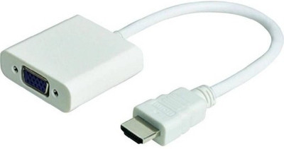 ROAR TV-out Cable SUN_684H HDMI to VGA Cable compatible for laptop/PC/TV/Tablet/Projector/Xbox(White, For Computer)
ROAR TV-out Cable SUN_684H HDMI to VGA Cable compatible for laptop/PC/TV/Tablet/Projector/Xbox(White, For Computer)