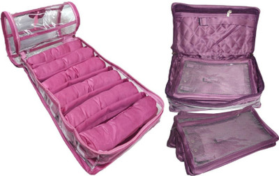ultimatefashionista Combo 6rods Bangle box, Churi box Bracelet Watch Jewelery vanity Box, Necklace 5 Slot Pouches Bag ,Cosmetic toiletary Organizer makeup kit jewellery box(pink,purple) vanity box Vanity Box(Multicolor)
ultimatefashionista Combo 6rods Bangle box, Churi box Bracelet Watch Jewelery vanity Box, Necklace 5 Slot Pouches Bag ,Cosmetic toiletary Organizer makeup kit jewellery box(pink,purple) vanity box Vanity Box(Multicolor)