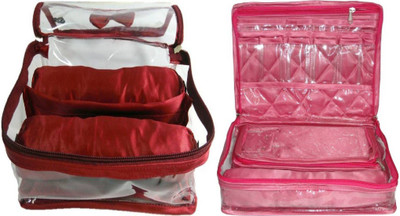 ultimatefashionista Combo 2rods Bangle box, Churi box Bracelet Watch Jewelery vanity Box,Necklace Pouches Bag,Necklace Bangle Locker, Cosmetic toiletary Organizer makeup kit jewellery box(marron,pink) vanity box Vanity Box(Multicolor)
ultimatefashionista Combo 2rods Bangle box, Churi box Bracelet Watch Jewelery vanity Box,Necklace Pouches Bag,Necklace Bangle Locker, Cosmetic toiletary Organizer makeup kit jewellery box(marron,pink) vanity box Vanity Box(Multicolor)