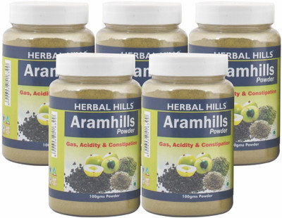 Herbal Hills Aramhills Powder - 100 gms - Pack of 5 - digestion supplement(100 g)
Herbal Hills Aramhills Powder - 100 gms - Pack of 5 - digestion supplement(100 g)