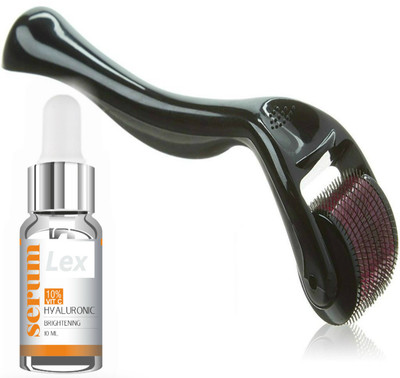 Lex Vitamin C Serum with Derma Roller 1 .5 mm(120 g)