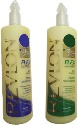 Revlon 1 FLEX REGULAR PROTEIN CONDITIONER 592 ML+1 FLEX EXTRA BODY PROTEIN CONDITIONER 592 ML(592 ml)
Revlon 1 FLEX REGULAR PROTEIN CONDITIONER 592 ML+1 FLEX EXTRA BODY PROTEIN CONDITIONER 592 ML(592 ml)