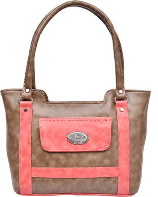 Al Jazeera Shoulder Bag(Khaki, Pink)