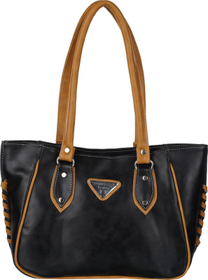 Al Jazeera Shoulder Bag(Black, Tan)