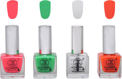Lips & Tips Premium Collection Exclusive Nail Paints -Neon Pink, Neon Green, Base Coat, Orange Affair (Pack of 4) Neon Pink, Neon Green, Base Coat, Orange Affair(Pack of 4)
Lips & Tips Premium Collection Exclusive Nail Paints -Neon Pink, Neon Green, Base Coat, Orange Affair (Pack of 4) Neon Pink, Neon Green, Base Coat, Orange Affair(Pack of 4)