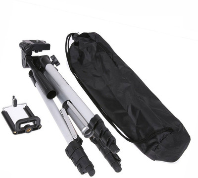 BUY SURETY Portable Adjustable Aluminium Lightweight Camera Stand Tripod-3110 With Three-Dimensional Head & Quick Release Plate For Video Cameras and mobile clip holder for Smartphones & Mobiles Tripod(Silver & Black, Supports Up to 1500)
BUY SURETY Portable Adjustable Aluminium Lightweight Camera Stand Tripod-3110 With Three-Dimensional Head & Quick Release Plate For Video Cameras and mobile clip holder for Smartphones & Mobiles Tripod(Silver & Black, Supports Up to 1500)