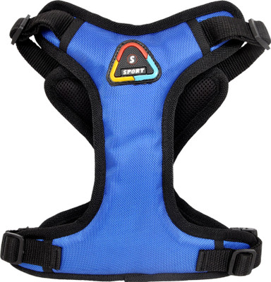 Leathercraft Dog Harness & Leash(, BLUE