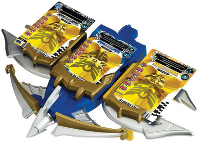Power Rangers Megaforce Snake Ax, Tiger Claw, and Shark Bowgun Battle Set(Blue)
Power Rangers Megaforce Snake Ax, Tiger Claw, and Shark Bowgun Battle Set(Blue)