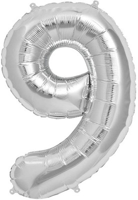 Events Framer Solid 9 - Number Foil Balloon Silver Letter Balloon(Silver, Pack of 1)
Events Framer Solid 9 - Number Foil Balloon Silver Letter Balloon(Silver, Pack of 1)