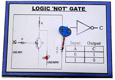 MELODY'S Logic 'Not' Gate Physics Science Working Model Educational Electronic Hobby Kit