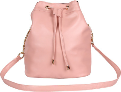 Lychee Bags Women Casual Pink PU Sling Bag