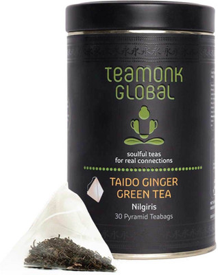 Teamonk Global Taido Ginger Green Tea Box(60 Bags)