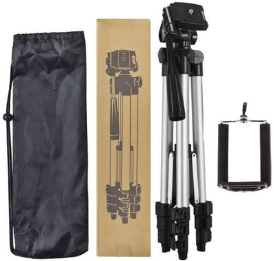 BUY SURETY Portable Adjustable Aluminium Lightweight Camera Stand Tripod-3110 With Three-Dimensional Head & Quick Release Plate For Video Cameras and mobile clip holder for Mobiles & Smartphones Tripod(Silver & Black, Supports Up to 1500)
BUY SURETY Portable Adjustable Aluminium Lightweight Camera Stand Tripod-3110 With Three-Dimensional Head & Quick Release Plate For Video Cameras and mobile clip holder for Mobiles & Smartphones Tripod(Silver & Black, Supports Up to 1500)