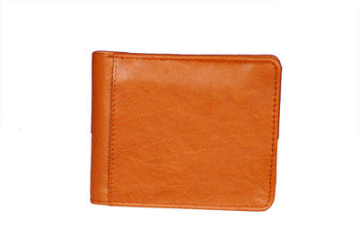 SAM Men Tan Genuine Leather Wallet(3 Card Slots)