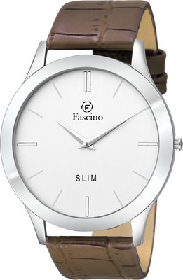 fascino Analog Round Silver Dial Slim Watch with Leather Belt FCW 1026-SL Watch - For Men
fascino Analog Round Silver Dial Slim Watch with Leather Belt FCW 1026-SL Watch - For Men